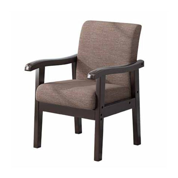 Modern Simplicity Rubber Wood Cotton And Linen Fabric Sponge Square Accent Chair & Table Set For Living Room - Image 38