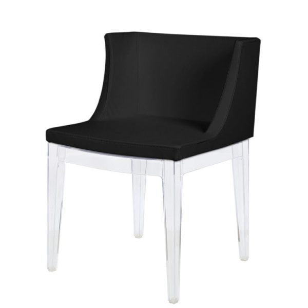 Modern Art Deco Square Fabric PC Dining Chair Backrest Armless For Dining Room - Image 20