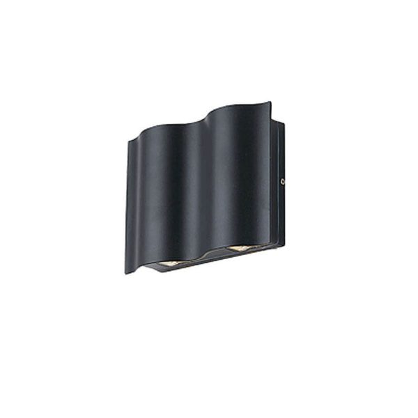 Modern Wave Aluminum Waterproof LED Outdoor Wall Sconce Lamp - Image 7