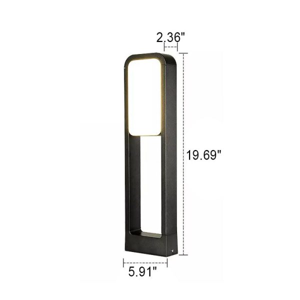 Outdoor Waterproof Rectangular Frame LED Lawn Landscape Light - Image 8