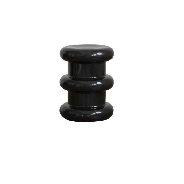 Modern Minimalist Cylindrical Plastic End Table For Living Room - Image 9