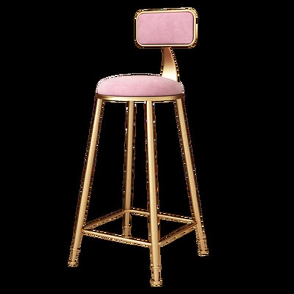 Contemporary Scandinavian Iron Velvet Sponge Marble Round Rectangular Bar Stool & Table Set For Kitchen - Image 15