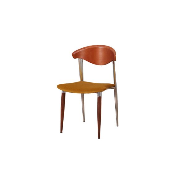 Traditional Vintage Square Velvet Iron Tapered Legs Dining Chair Backrest Armless For Dining Room - Image 17