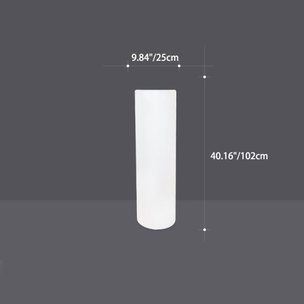 Modern Minimalist Solar Waterproof Cylinder PE LED Outdoor Ground Plug Light For Garden - Image 5