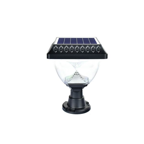 Modern Simplicity Solar Hexagonal Quadrilateral Triangle Round ABS Acrylic LED Post Head Light For Garden - Image 18