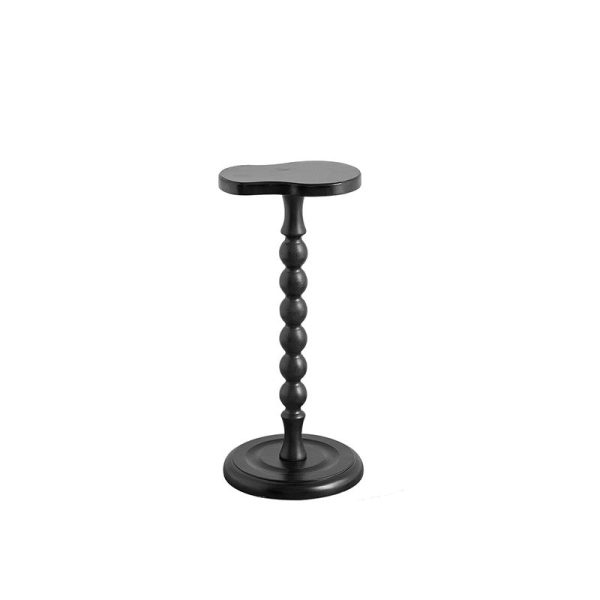 Traditional Vintage Solid Wood Gourd Shape Base End Table For Living Room - Image 10