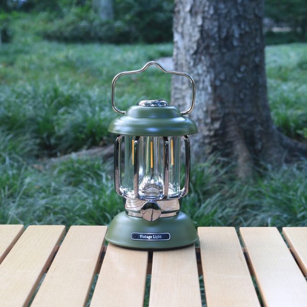 Modern Minimalist Waterproof Cylindrical Iron ABS LED USB Camping Outdoor Light For Outdoor Patio - Image 15