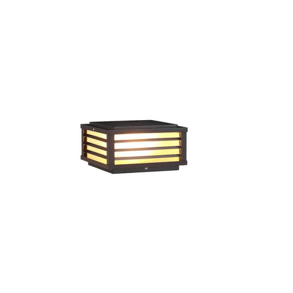 Solar Square Post Head Light Outdoor Patio Waterproof Post Head Light - Image 14