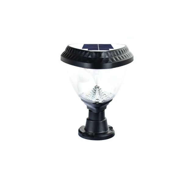 Modern Simplicity Solar Hexagonal Quadrilateral Triangle Round ABS Acrylic LED Post Head Light For Garden - Image 19