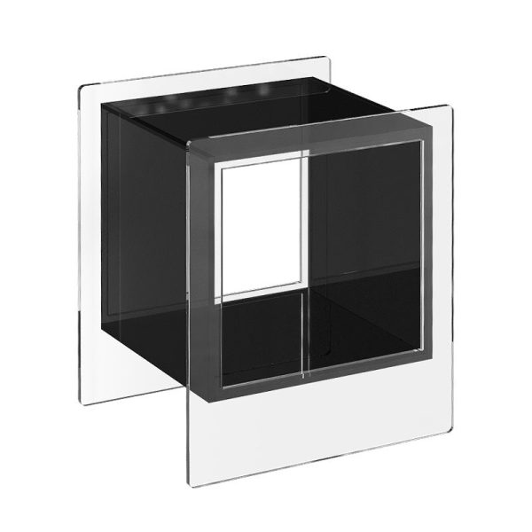 Modern Minimalist Square Acrylic Nightstand For Bedroom - Image 15