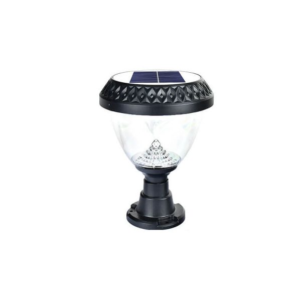 Modern Simplicity Solar Hexagonal Quadrilateral Triangle Round ABS Acrylic LED Post Head Light For Garden - Image 20