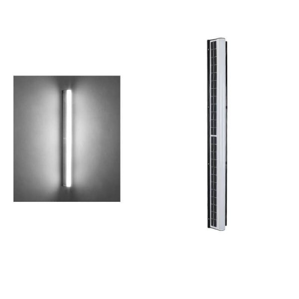Modern Long Acrylic Solar LED Waterproof Outdoor Garden Wall Light - Image 22