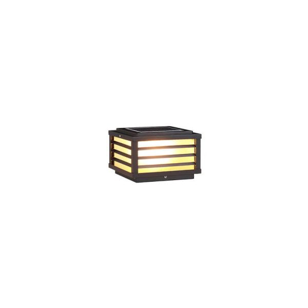 Solar Square Post Head Light Outdoor Patio Waterproof Post Head Light - Image 17