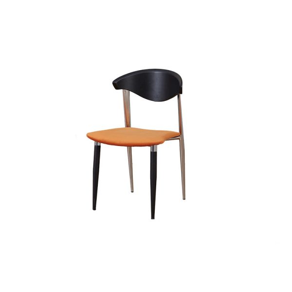 Traditional Vintage Square Velvet Iron Tapered Legs Dining Chair Backrest Armless For Dining Room - Image 21