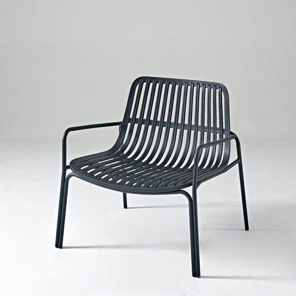 Contemporary Nordic Rectangular Steel Chair Backrest Armrest For Living Room - Image 9