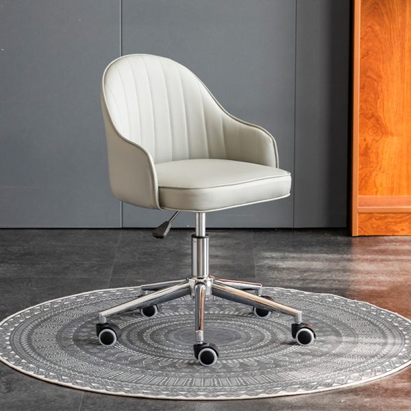 Modern Simplicity Leather Sponge Stainless Steel SGS Desk Chair Backrest Movable For Home Office - Image 20