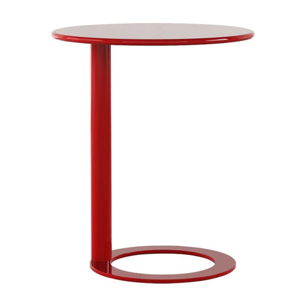 Modern Minimalist Round Metal End Table For Living Room - Image 18