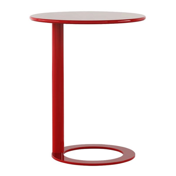 Modern Minimalist Round Metal End Table For Living Room - Image 19