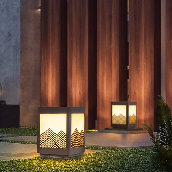 Classical Hollowed Pattern Landscape Decorative Lighting Waterproof Lawn Lamp for Outdoor - Image 5
