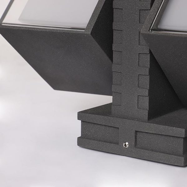 Adjustable Square Lamps Up And Down Lighting Black Outdoor Wall Lights - Image 6
