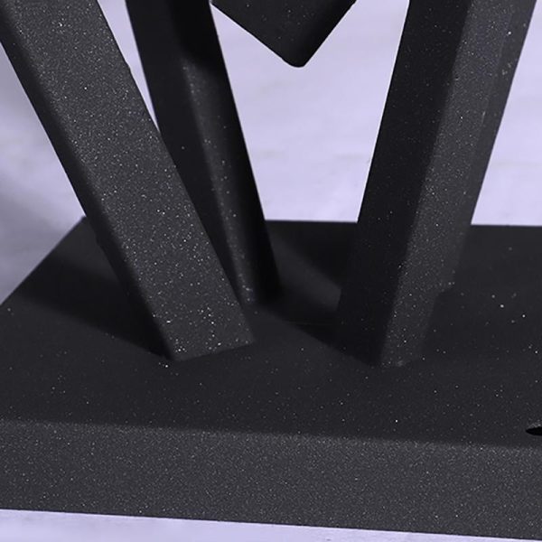 Geometric Aluminum Waterproof LED Black Modern Outdoor Light Pillar Lamp - Image 7
