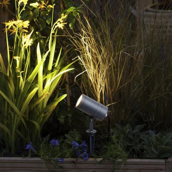 Adjustable Round Aluminum LED Waterproof Black Modern Tree Spotlights - Image 4