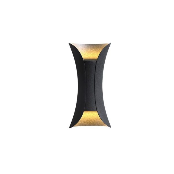 Curved LED Up and Down Lighting Waterproof Modern Outdoor Wall Lights - Image 15
