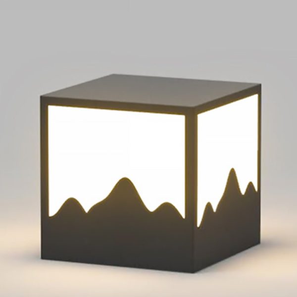 Landscape Silhouette Solar Outdoor Waterproof LED Post Light for Garden Fence - Image 6