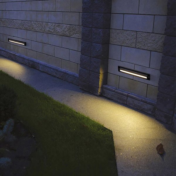 Long Strip Embedded Wall Light Corner Lights for Outdoor Garden Steps - Image 2
