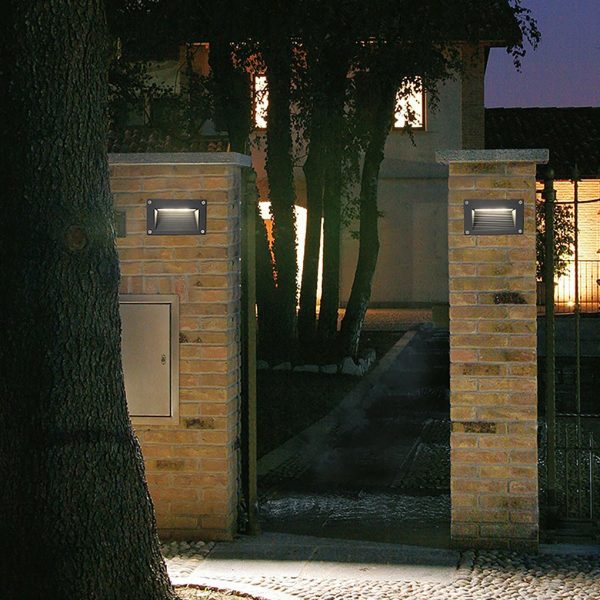 Modern Minimalist Waterproof Embedded Step Lights Wall Decorative Lamp for Outdoor Stairway - Image 3