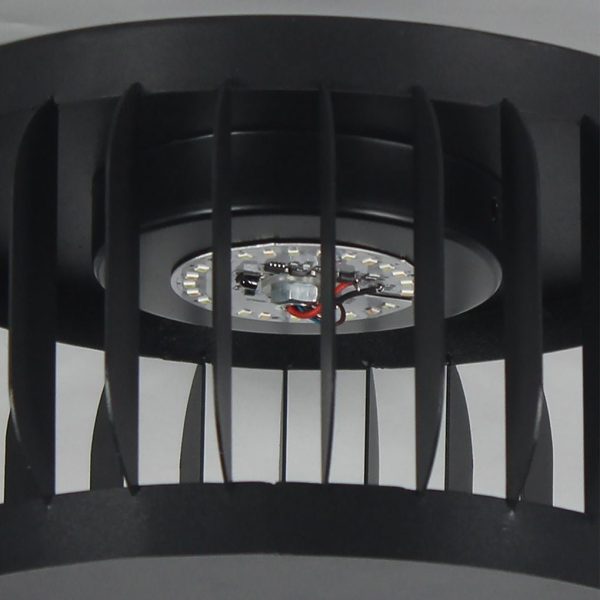 Modern Outdoor Waterproof Solar Three-color Dimming LED Garden Lamp Post Light - Image 10