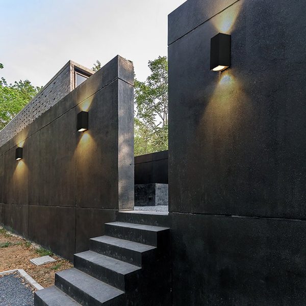 Modern Square Design Outdoor Waterproof Wall Light for Villa Courtyard Balcony - Image 6