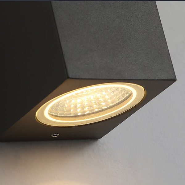 Modern Square Design Outdoor Waterproof Wall Light for Villa Courtyard Balcony - Image 11