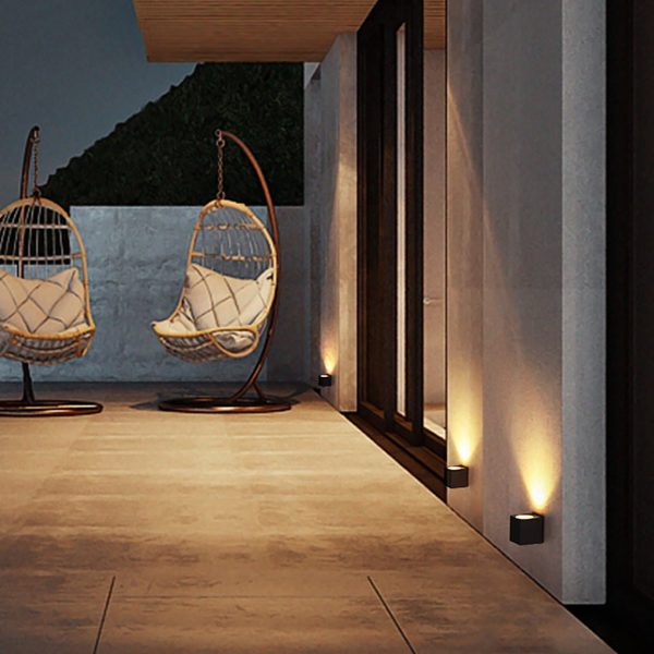 Modern Square Design Outdoor Waterproof Wall Light for Villa Courtyard Balcony - Image 4