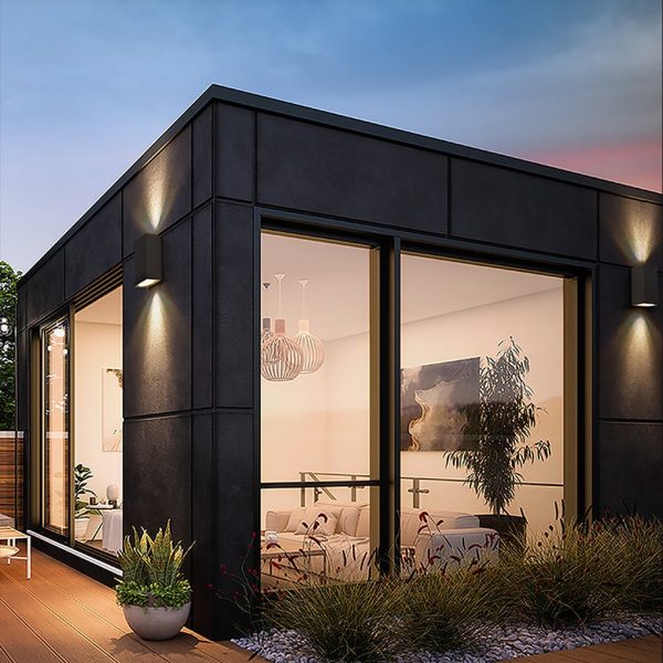 Modern Square Design Outdoor Waterproof Wall Light for Villa Courtyard Balcony - Image 2