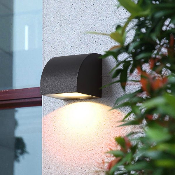 Waterproof Geometric Shaped Nordic Outdoor Wall Lights Wall Sconce Lighting - Image 4