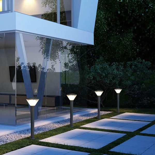 Round LED Waterproof Nordic Sconces Wall Lamp Outdoor Lights Path Lights - Image 6
