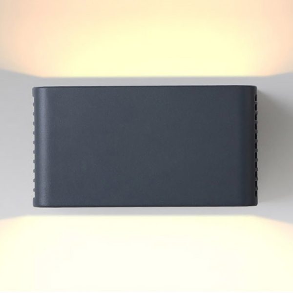Rectangle LED Waterproof Nordic Up and Down Lights Outdoor Wall Lights Sconces - Image 8