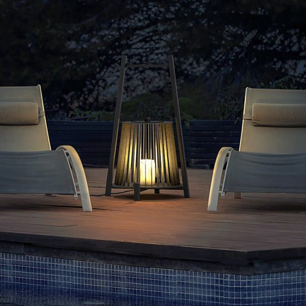 Outdoor Grid Imitation Candle-shaped Lantern Waterproof LED Landscape Lighting - Image 3