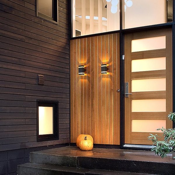 Square Round Waterproof Up And Down Lighting LED Modern Wall Sconces - Image 4