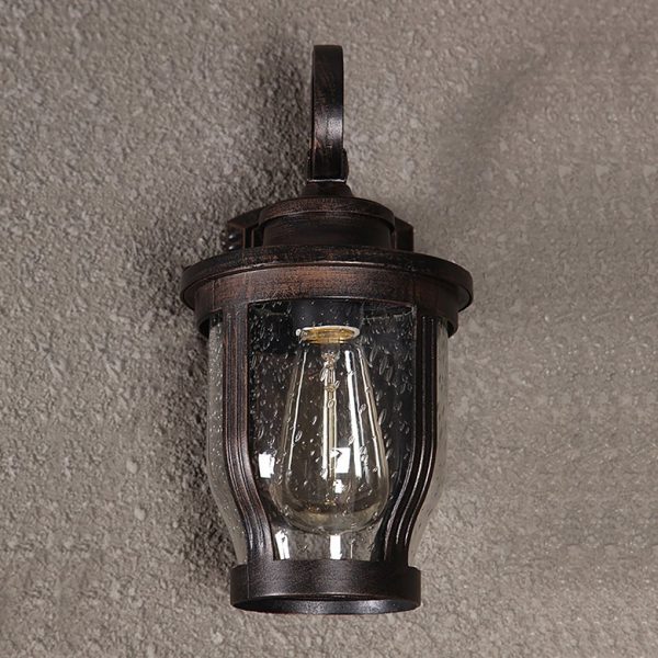 Retro Creative Waterproof Bubbles Glass Vintage Outdoor Wall Lights - Image 4