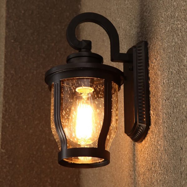 Retro Creative Waterproof Bubbles Glass Vintage Outdoor Wall Lights - Image 5