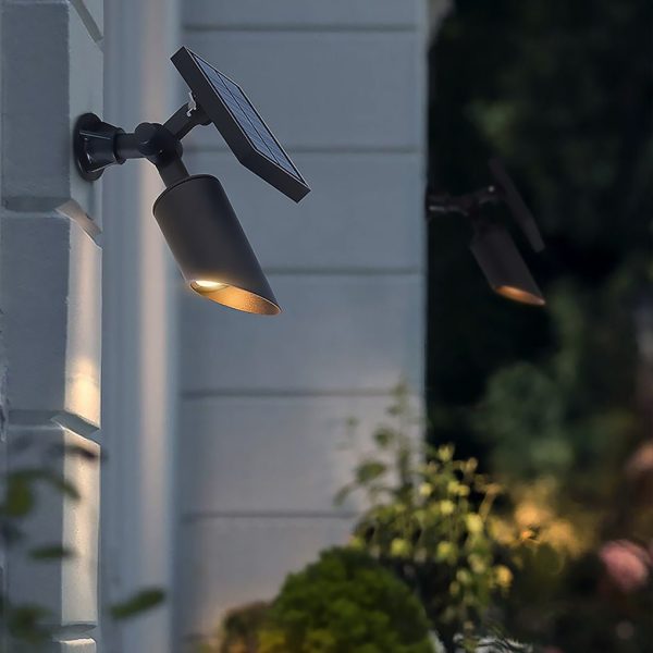 Solar LED Outdoor Spotlight Waterproof Landscape Wall Lighting - Image 3