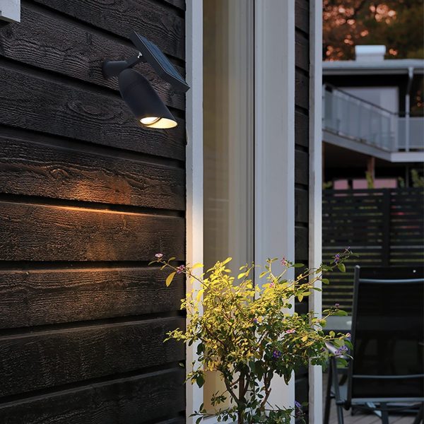 Solar LED Outdoor Spotlight Waterproof Landscape Wall Lighting
