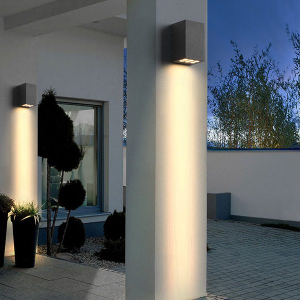 Two Light Effect Optional Waterproof LED Wall Light for Outdoor Villa Courtyard - Image 4